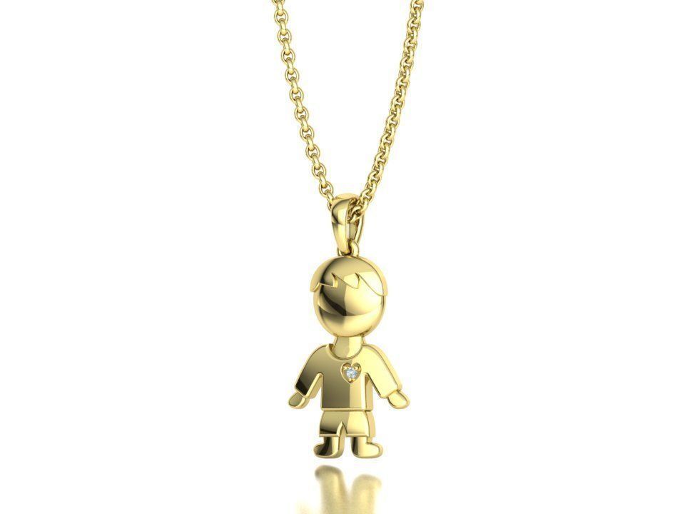 14k gold pendant
