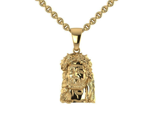 Gold Jesus Face