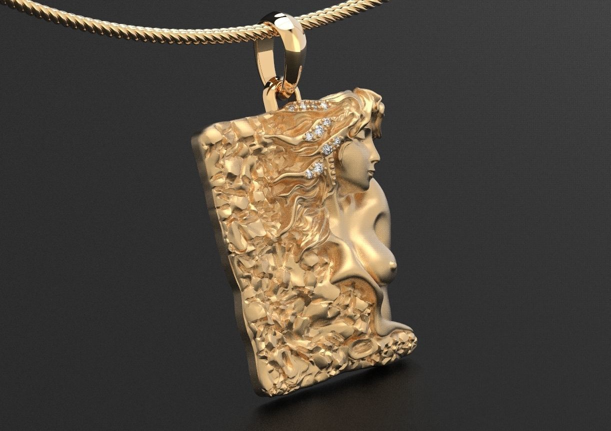 gold pendant necklace