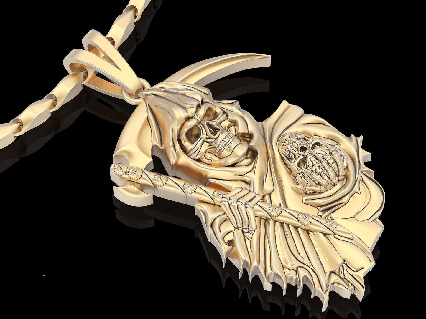 Skull Pendant Necklace