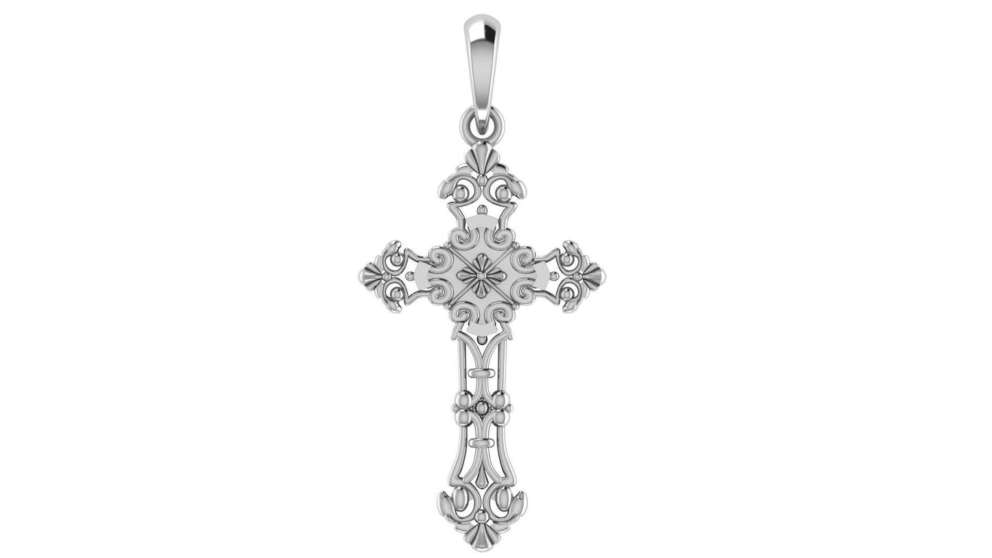 Silver Cross Necklace