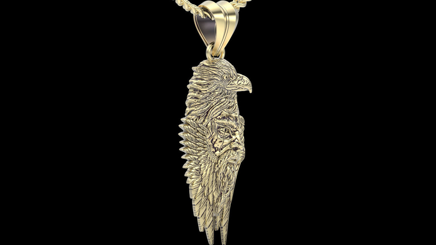 Eagle Head Necklace