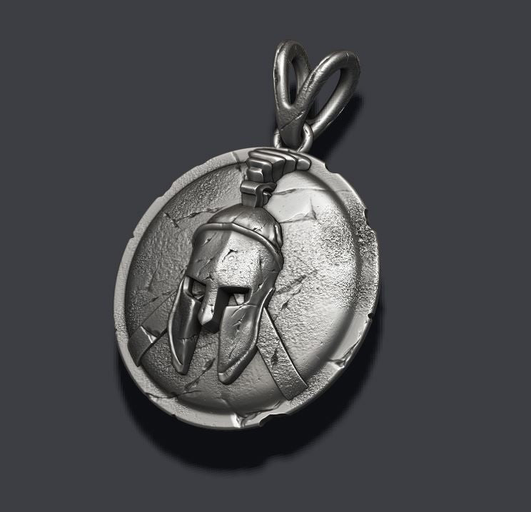 Shield Silver Necklace