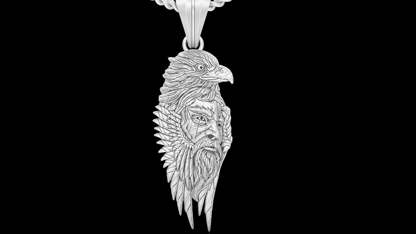 Silver Eagle Necklace