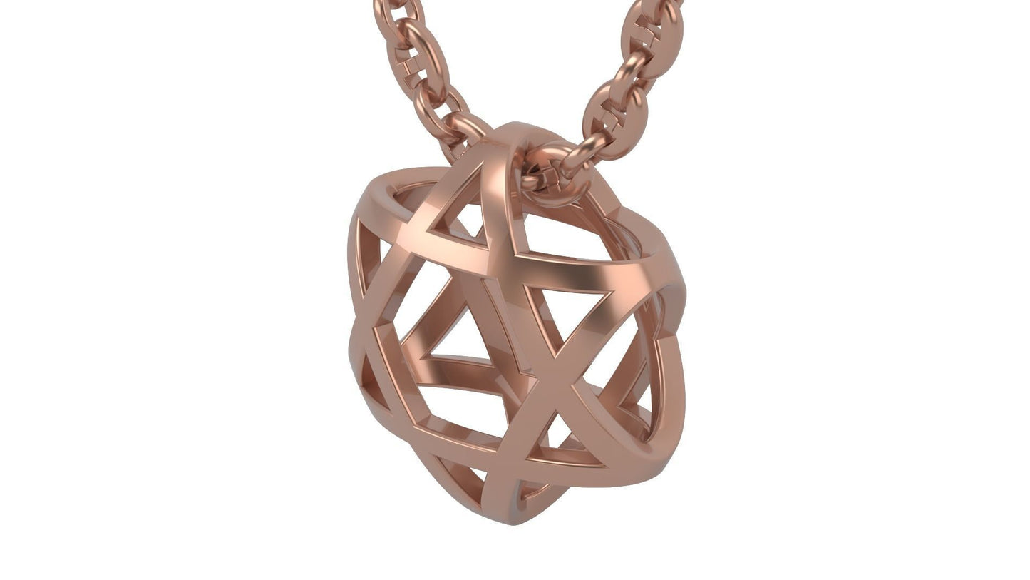 Rose Gold Star of David