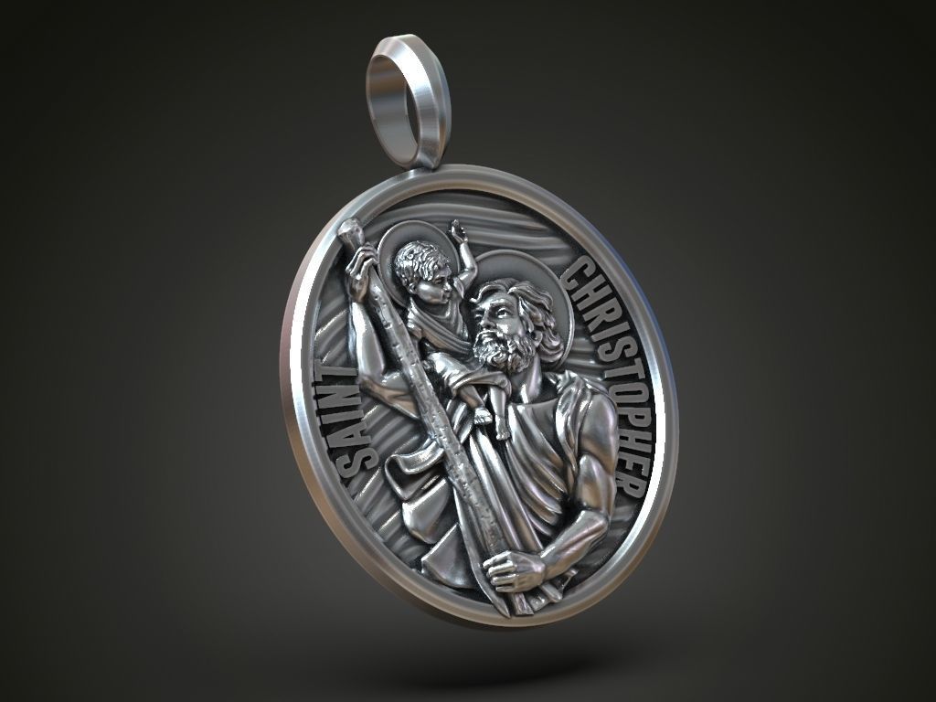 gents silver pendant