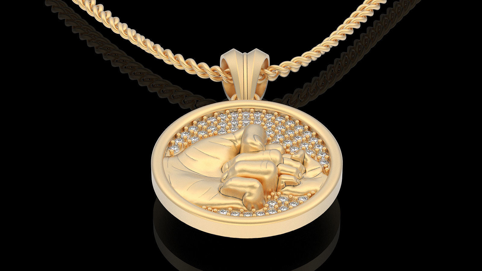 gold pendant