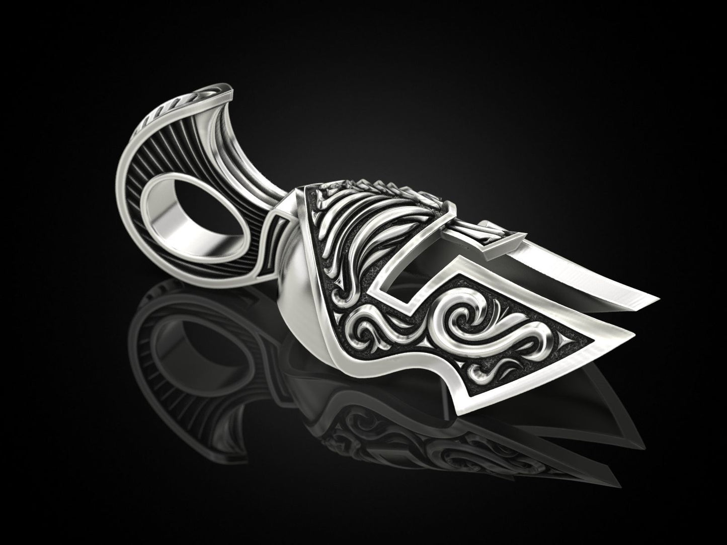 Spartan Helmet Pendant