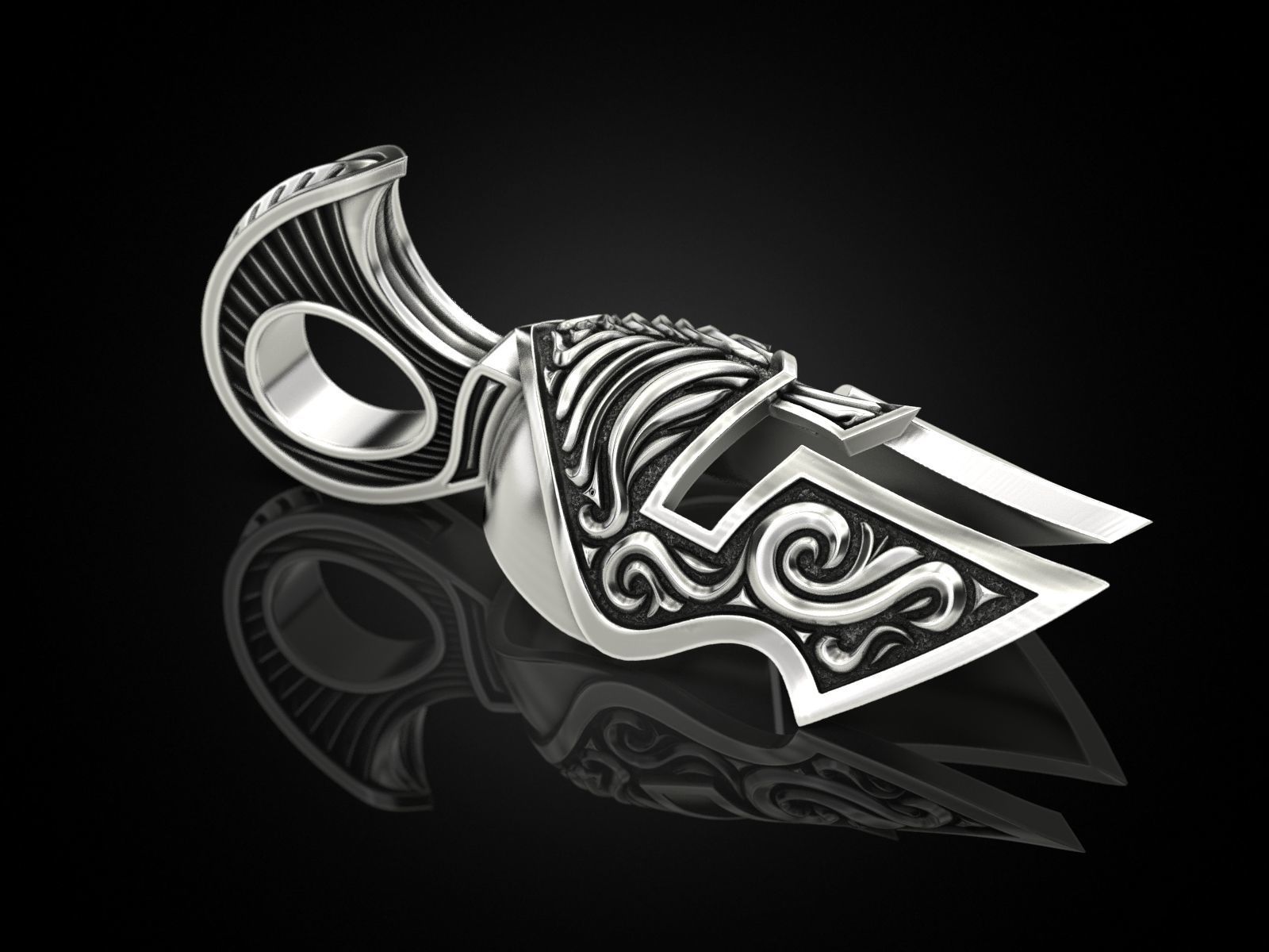 Spartan Helmet Pendant