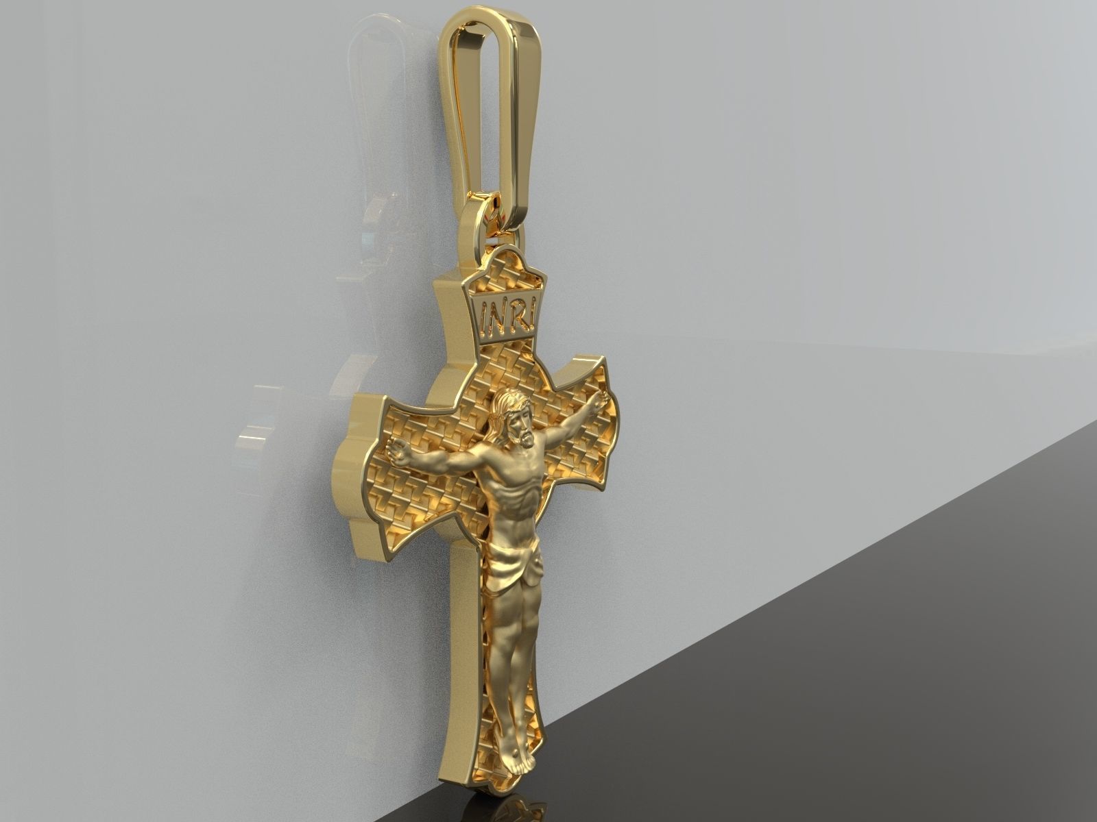 gold cross pendant necklace for womwn
