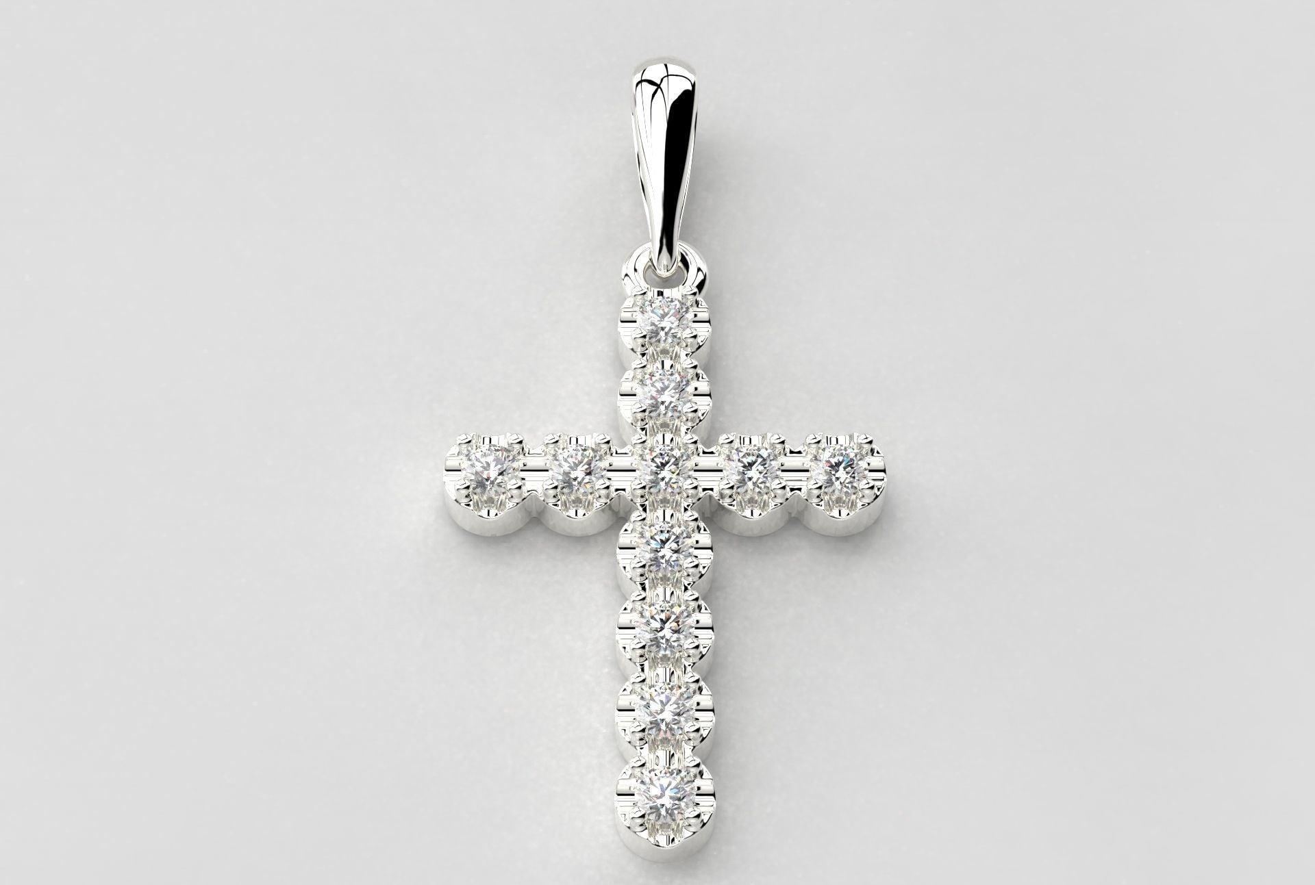 Silver Crucifix Pendant