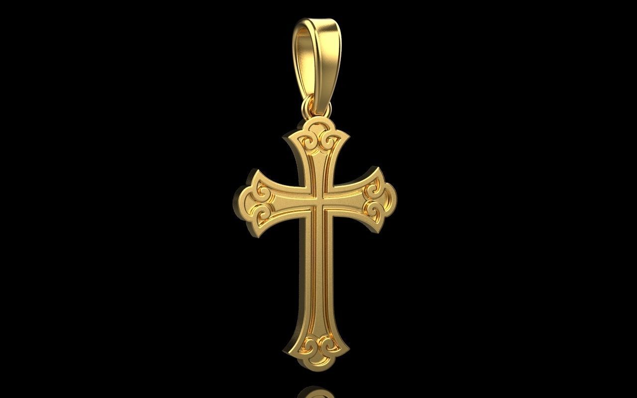 Gold Religious Pendant For Her