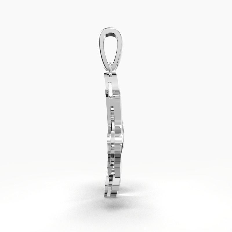 Unique Silver Sun Necklace