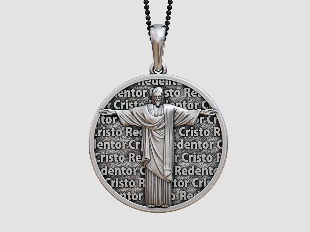 Silver pendant necklace