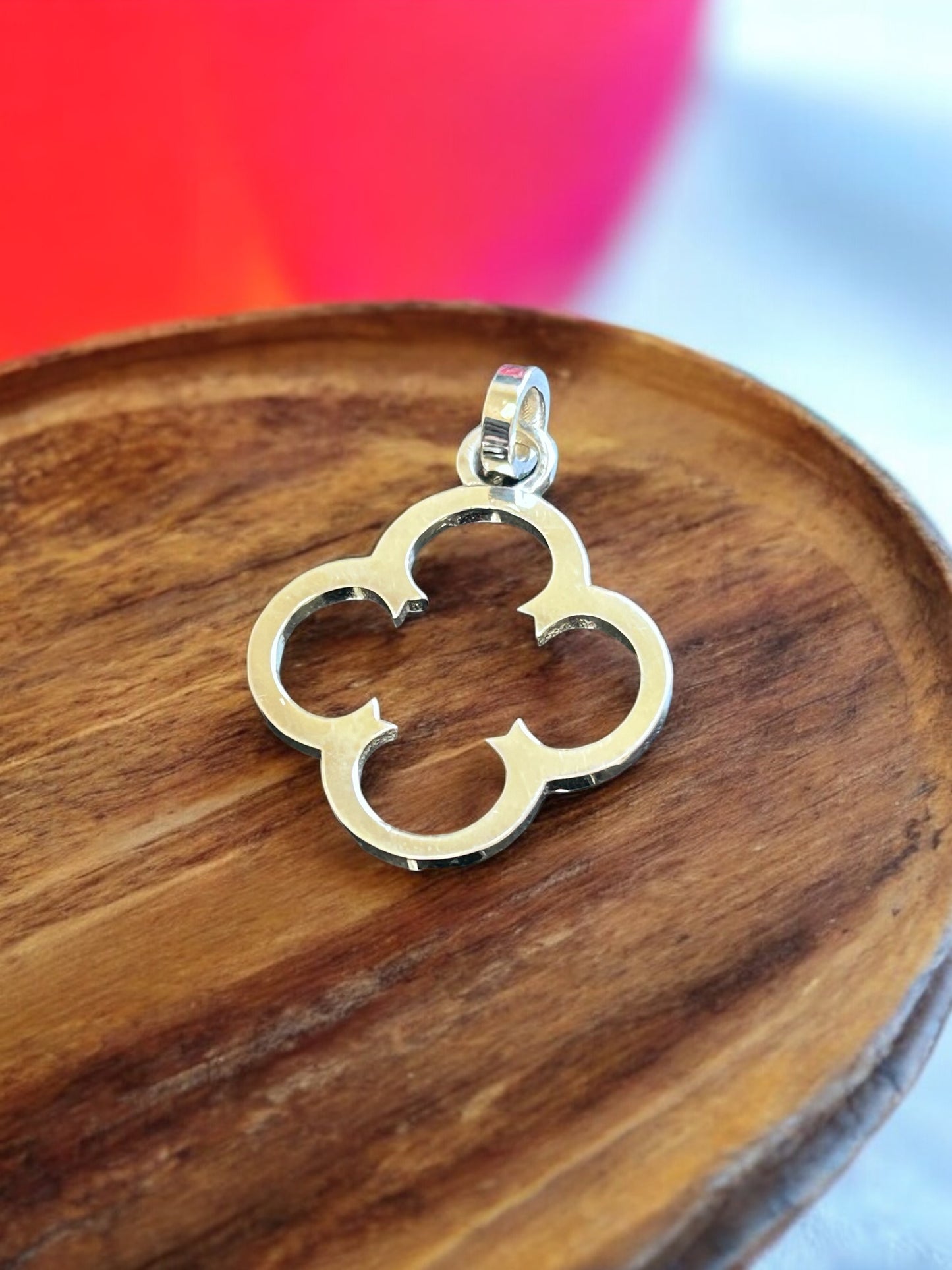 Gold Mini Clover Pendant