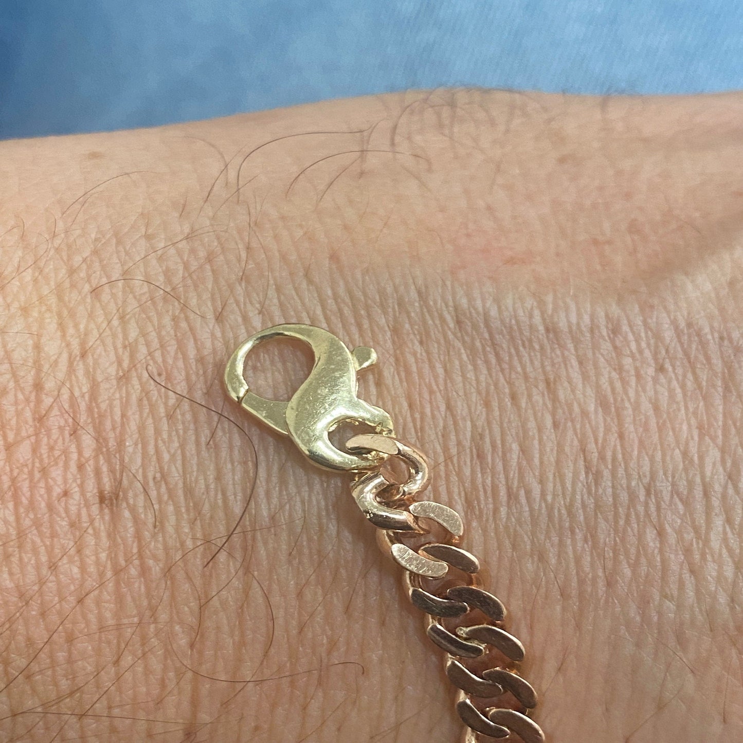 gold charm bracelet