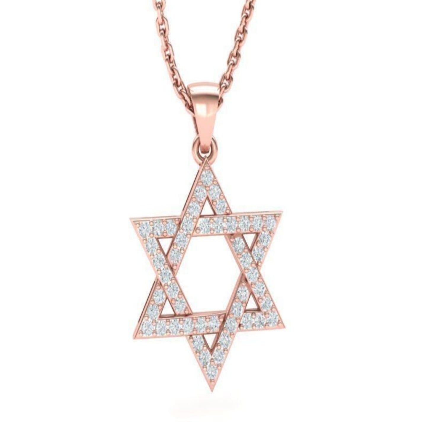 rose gold pendant necklace