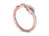 14k Gold Diamond Infinity Design Ring/Forever Design Diamond Ring/Diamond Fashion Ring/Stackable Ring/Diamond Ring for Her