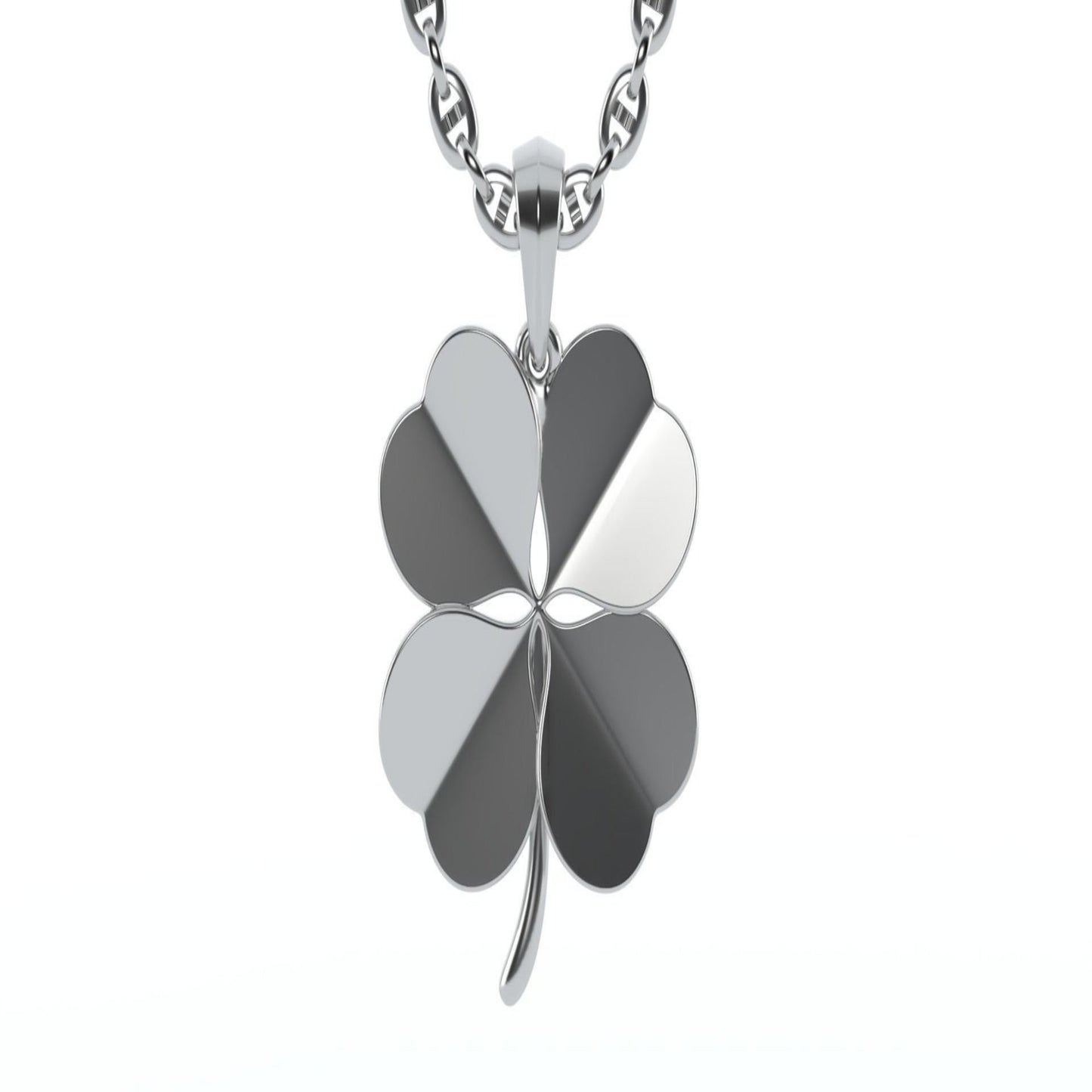 Silver Clover Necklace