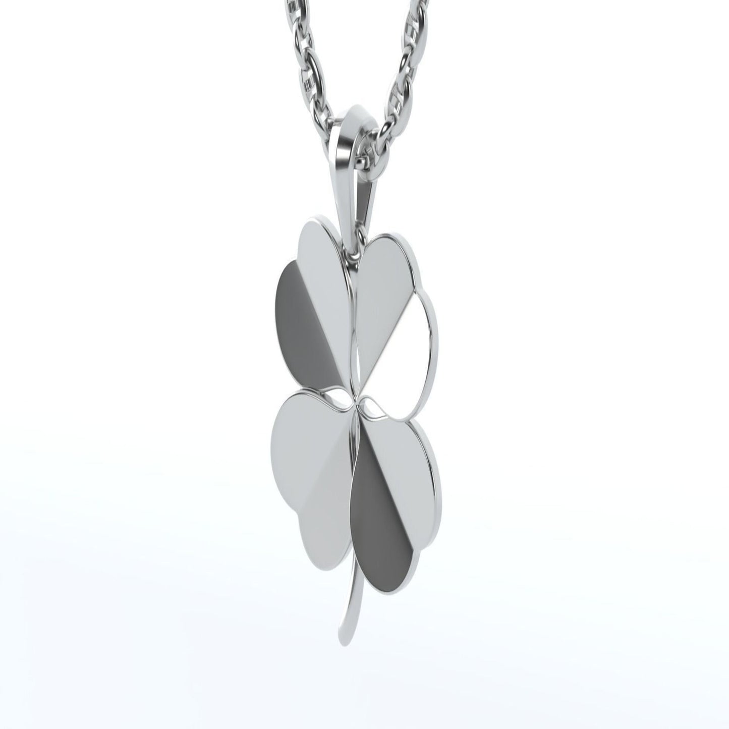 Four Leaf Clover Flower Pendant