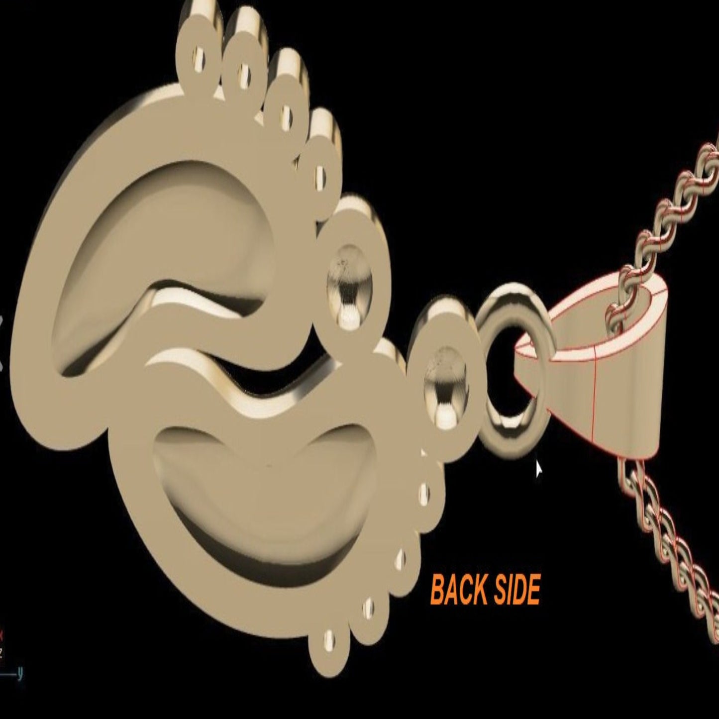 gold pendant necklace