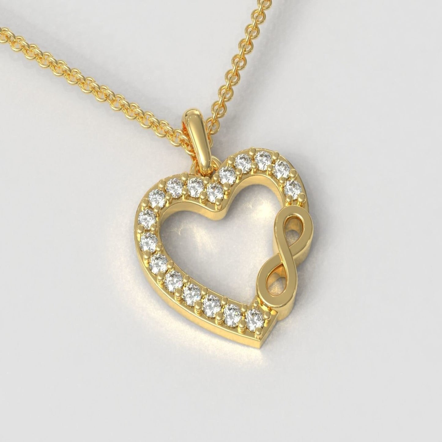Gold REAL Diamonds Necklace