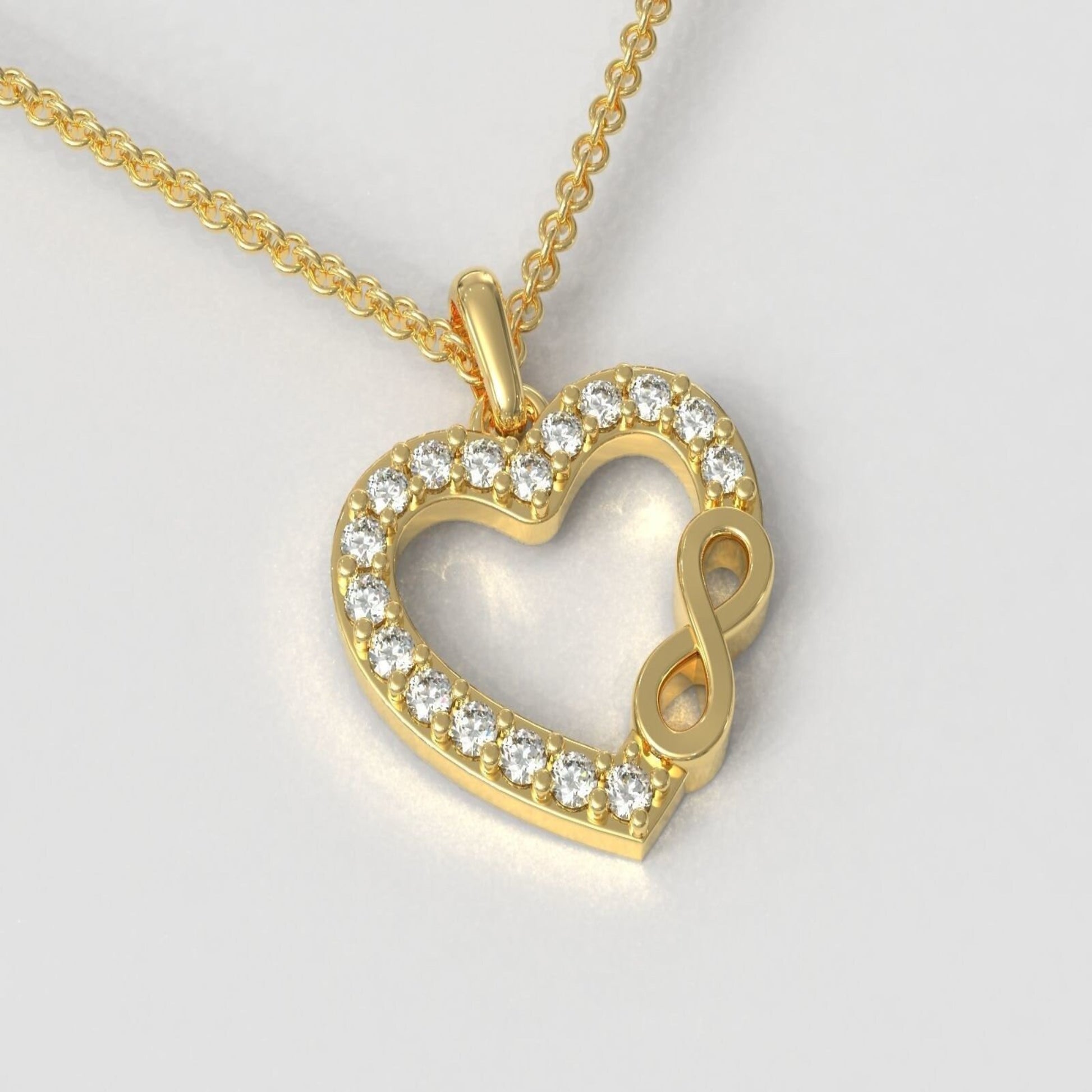Gold REAL Diamonds Necklace