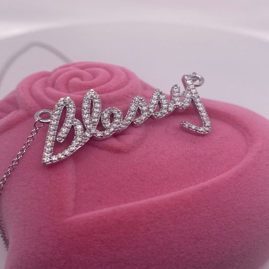 Gold REAL Diamond Necklace