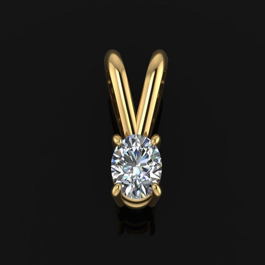 Diamond Solitaire Pendant