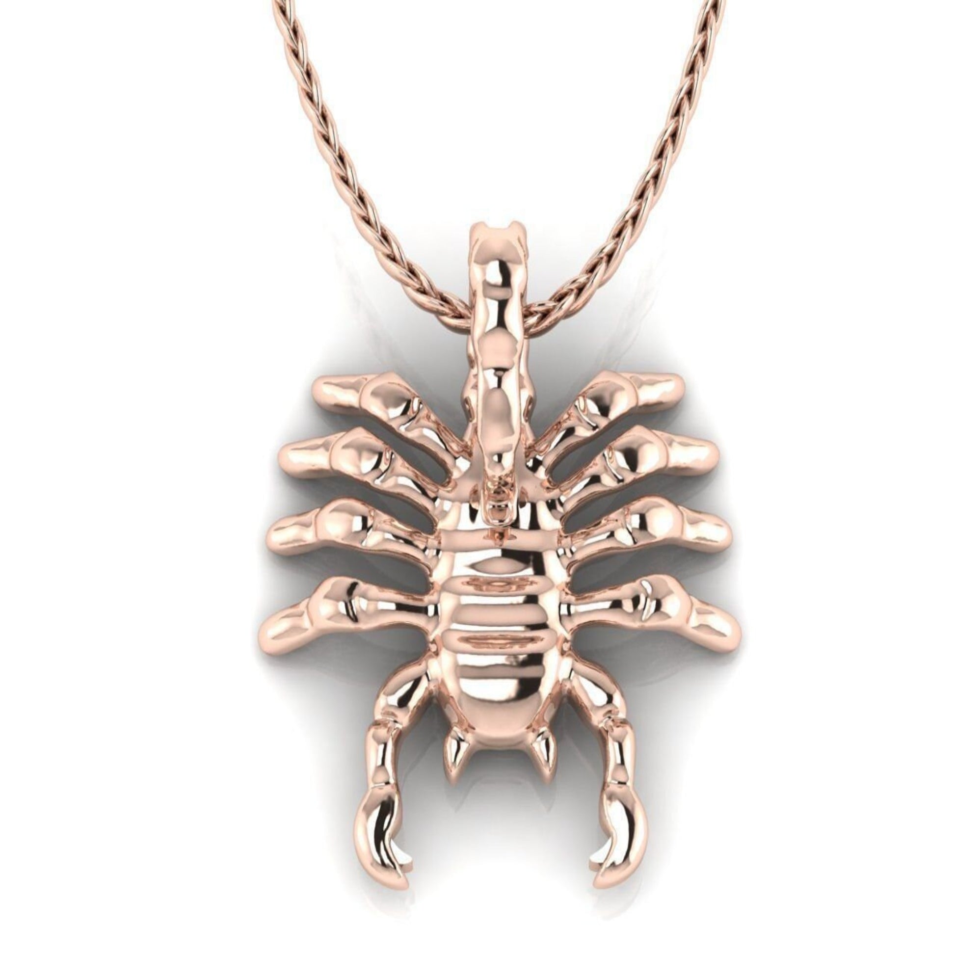 Rose  Gold Scorpion Pendant