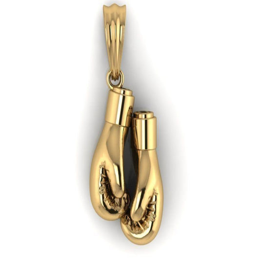 Gold Boxing Glove Necklace