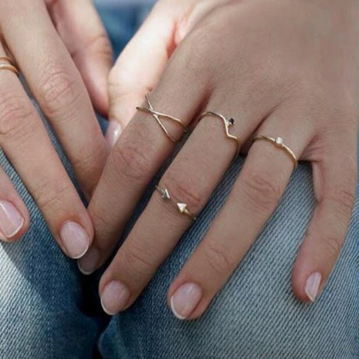 14k Solid Yellow Gold Criss Cross Adjustable Statement Ring / Cross Design Open End Statement Ring for Her / Gold Ring Gift for Her - JewelsnGlitters