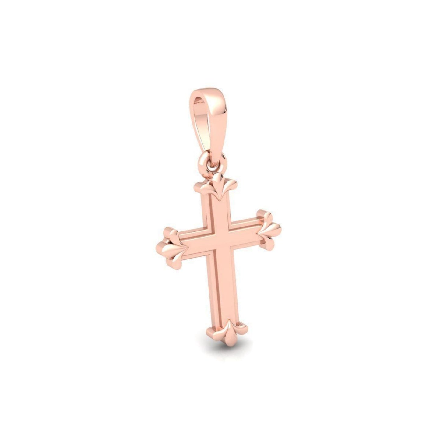rose gold Cross Necklace