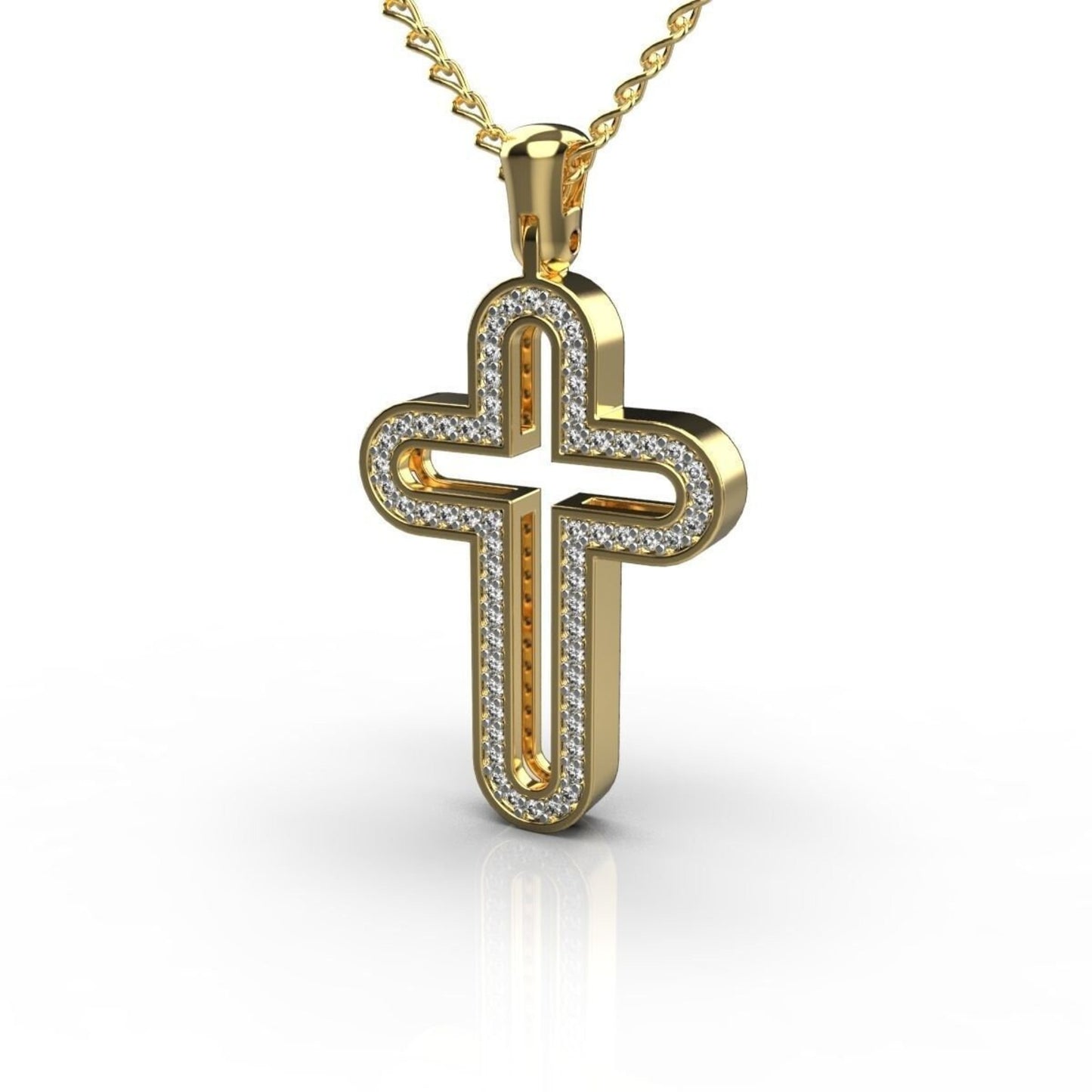Diamond Cross Pendant