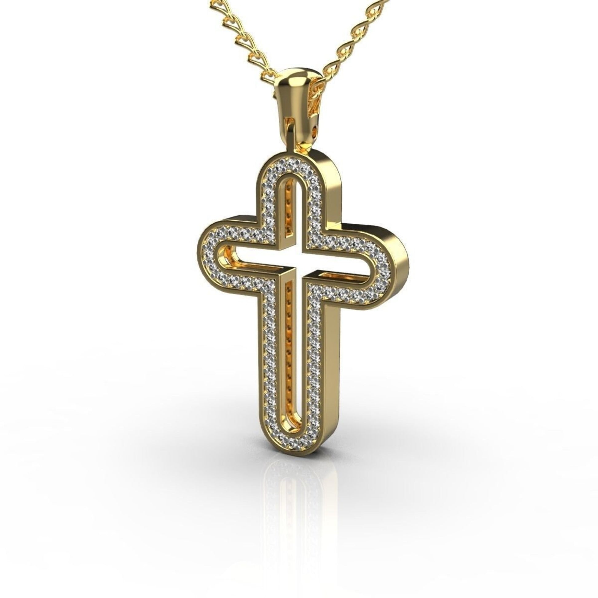 Diamond Cross Pendant