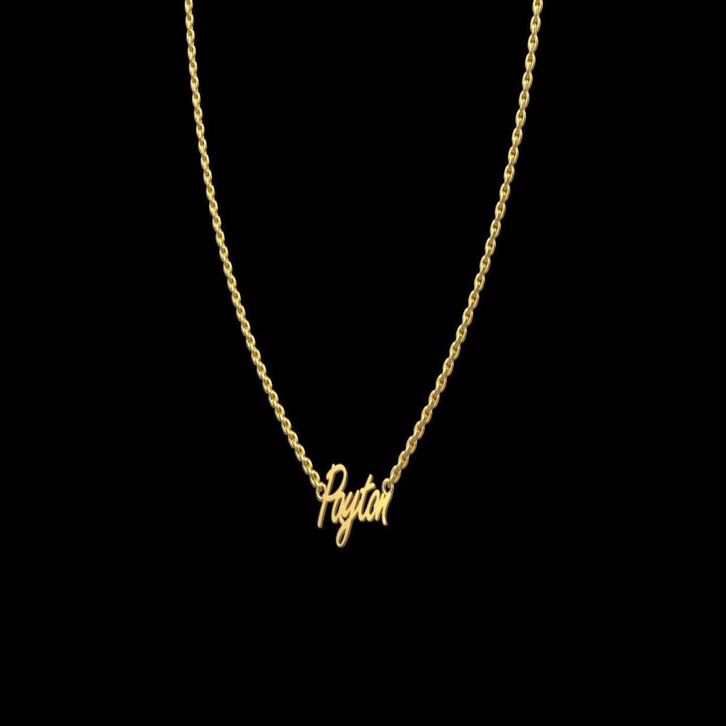 14K Solid Gold Custom Name Necklace / Gold Name Necklace Special Mother’s Day Gift / Personalized Name Necklace for Her / Gift for Her
