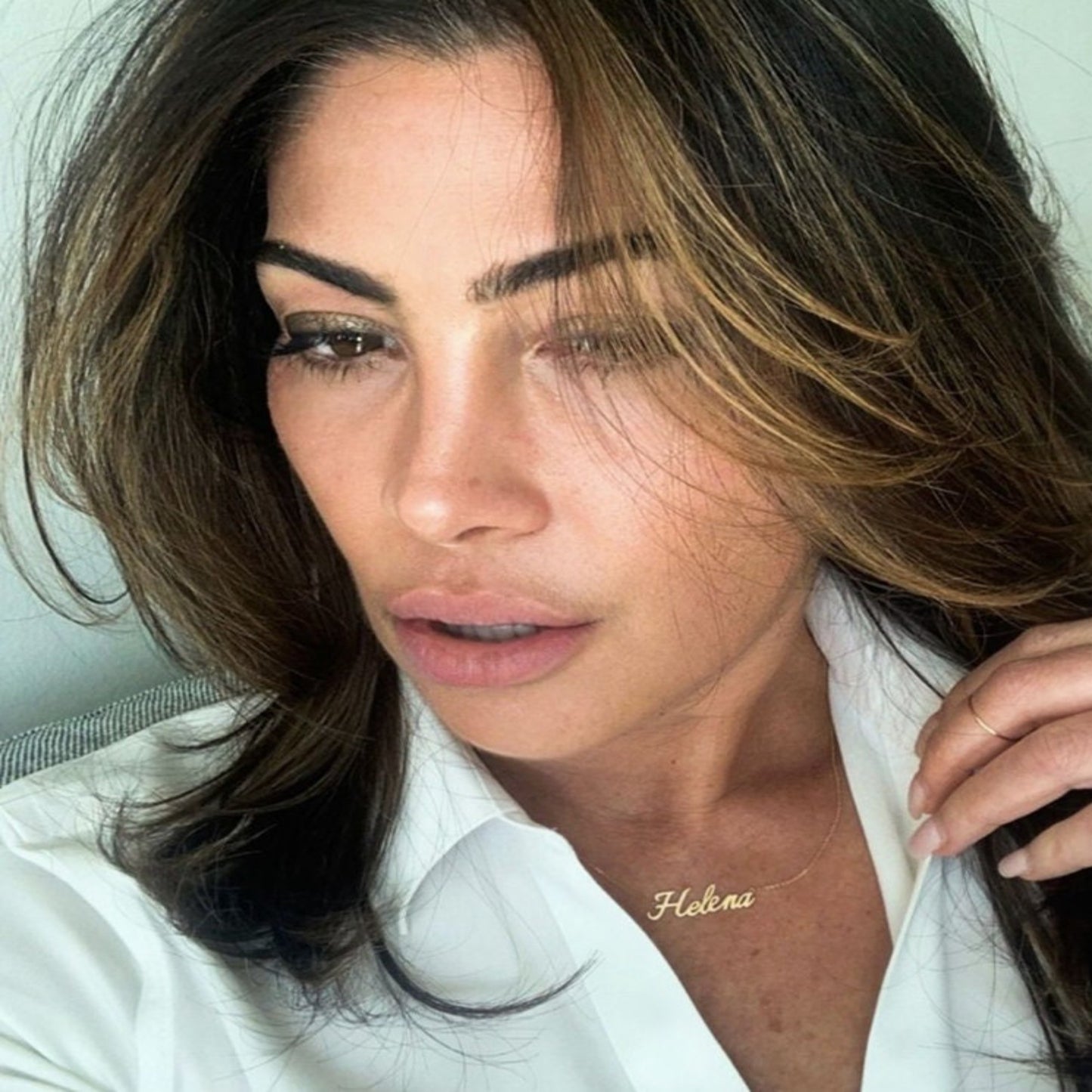 14K Solid Gold Custom Name Necklace / Gold Name Necklace Special Mother’s Day Gift / Personalized Name Necklace for Her / Gift for Her