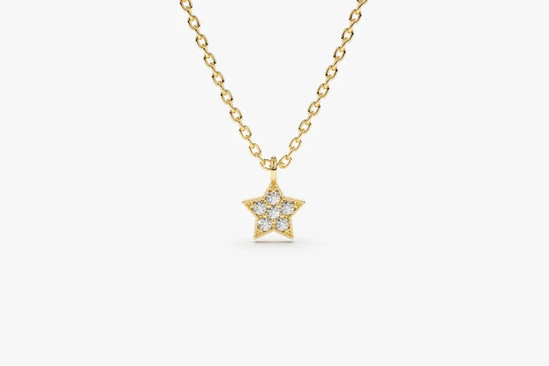 Steal the Spotlight with Our Diamond Star Necklace