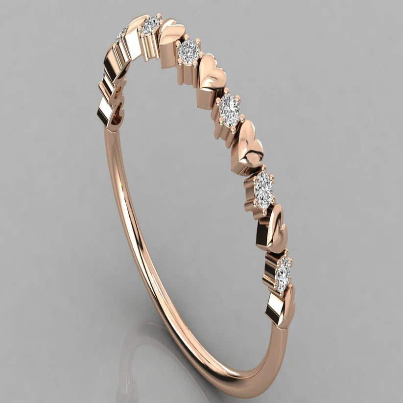 The Allure of the 14k Gold Heart Diamond Ring: A Perfect Blend of Style and Elegance