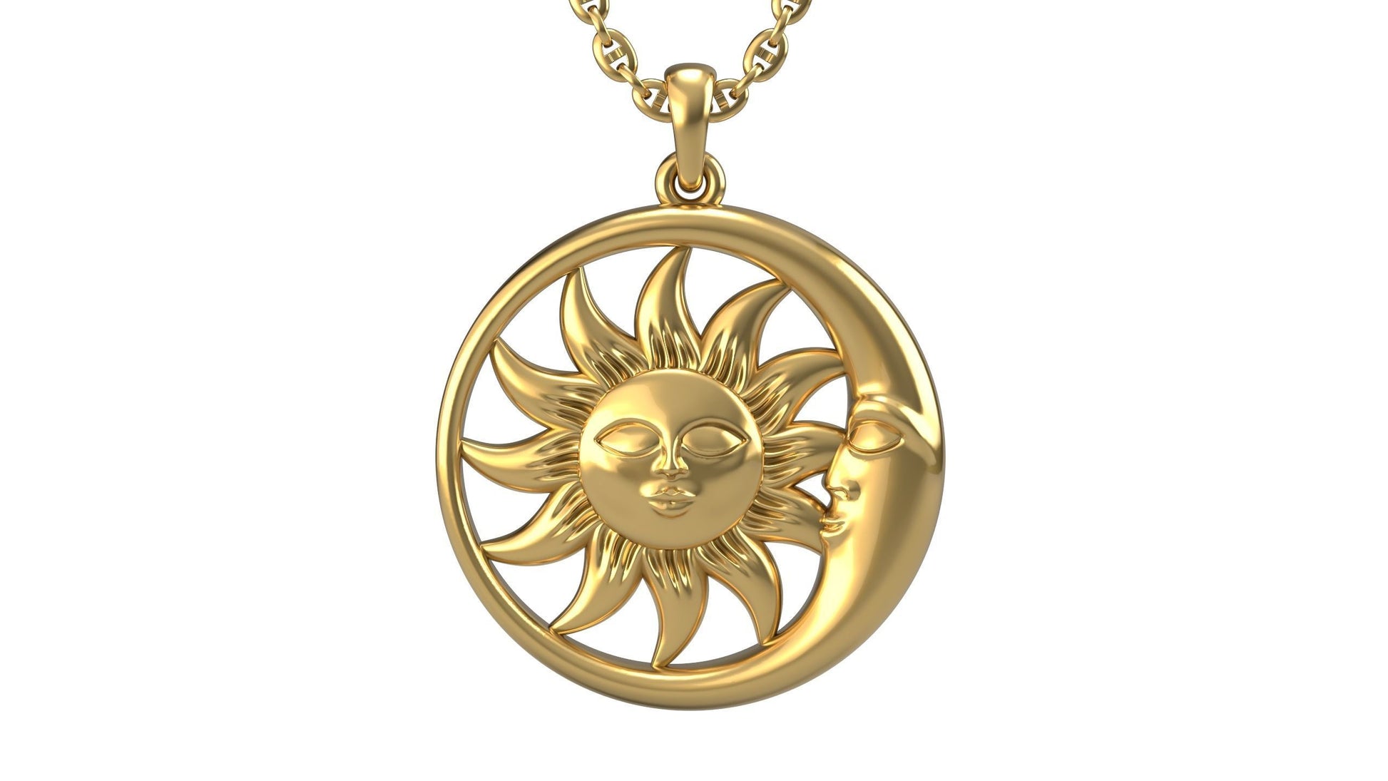 Sun and Moon Pendant