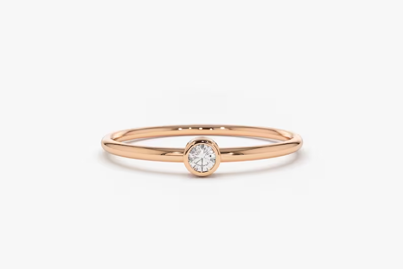 rose gold ring​