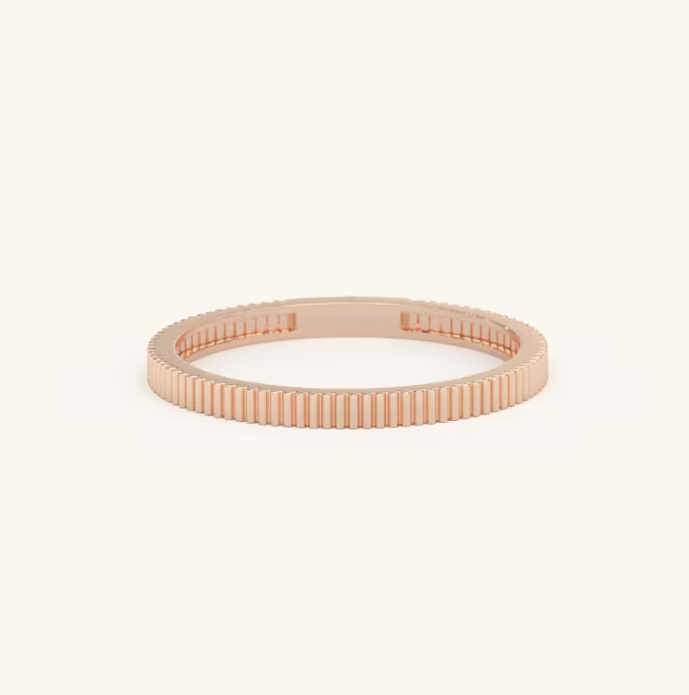 Rose Gold Stacking Ring for Her