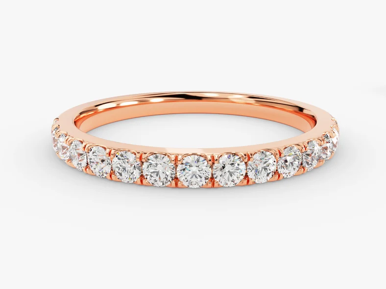 Half Eternity Diamond Wedding Band