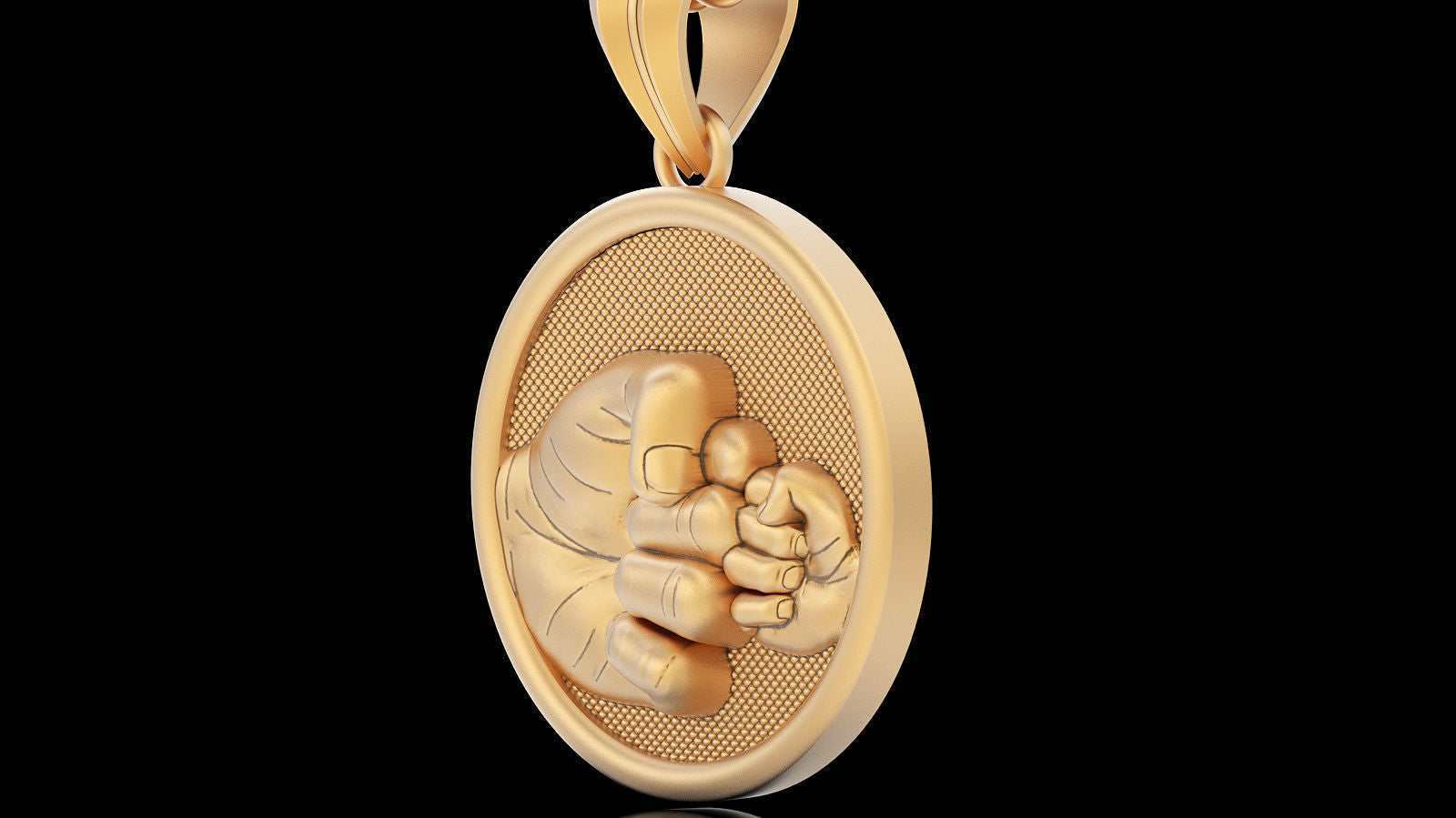 14K Solid Gold Father and Son Pendant Meaningful Gold Necklace 14K Rose Gold 14K Solid Gold Father and Son Pendant Meaningful Gold Necklace 14K Rose Gold