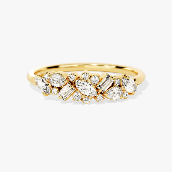 gold promise rings