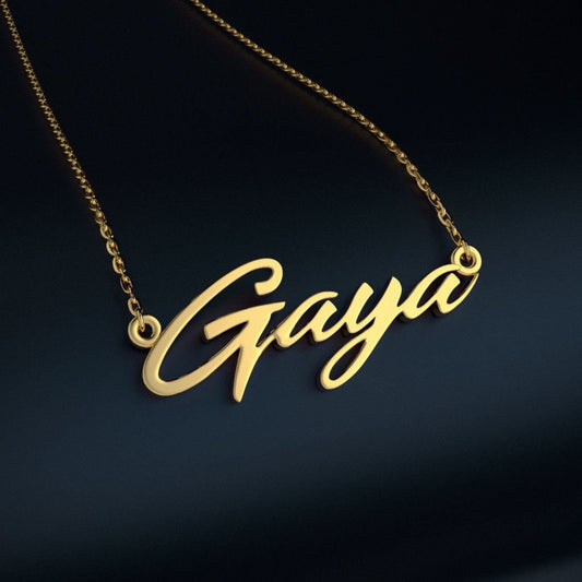 Gold Name Necklace