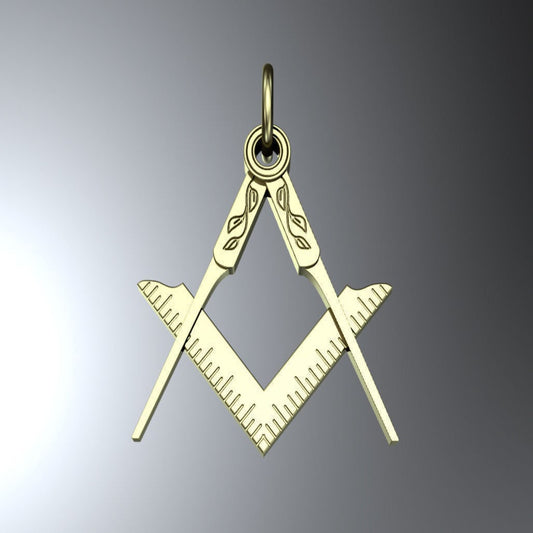 Gold Masonic Necklace