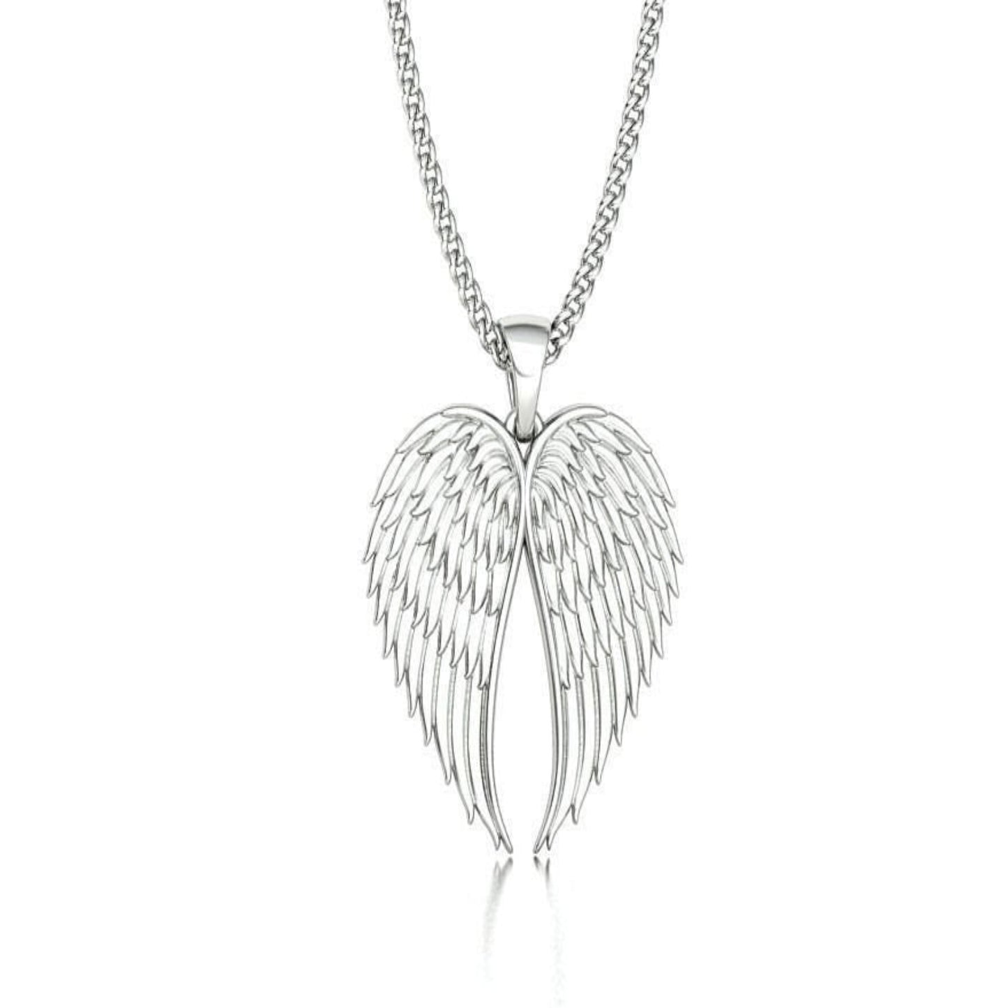 14K Solid Gold Angel Wings/ with or without Chain