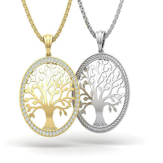 Gold Tree of Life Pendant
