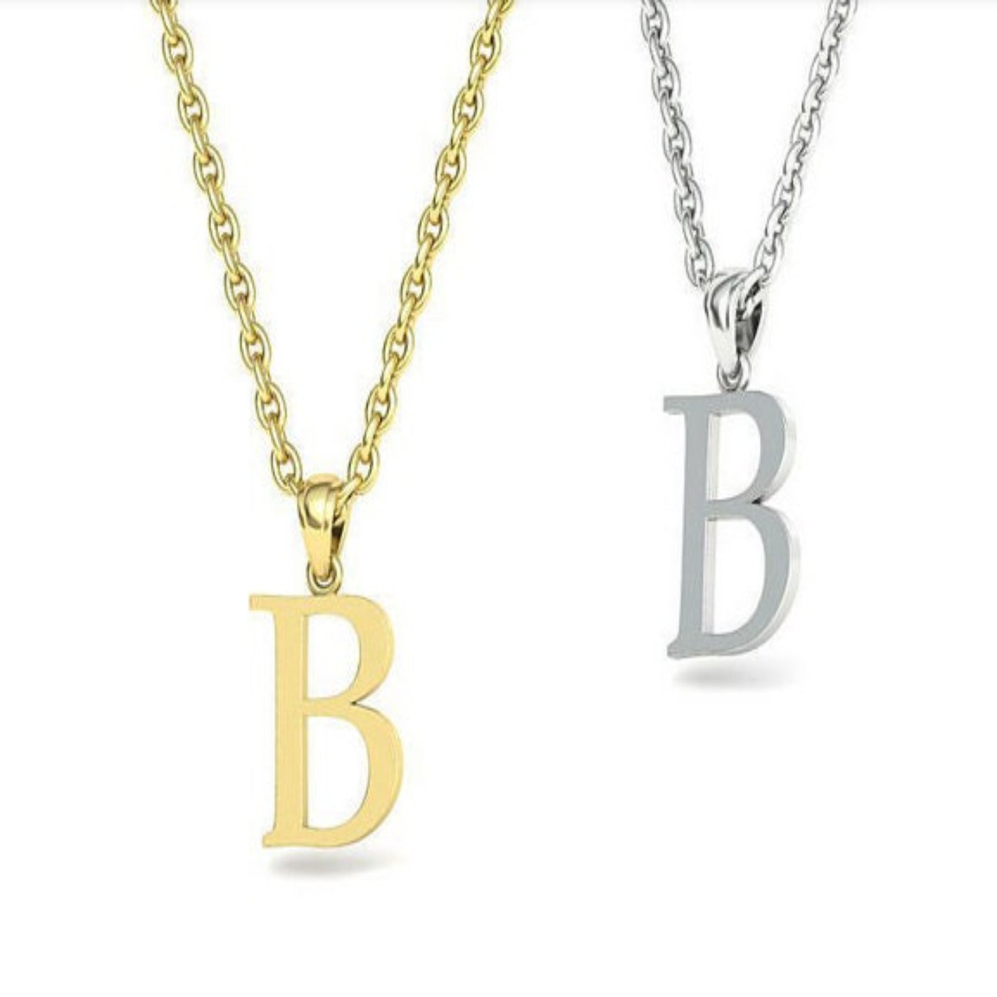 14k Solid Gold Initial Necklace / Gold Necklace Initial Gold Necklace / Letter Necklace / Letter Necklace/ Gold Initial Letter